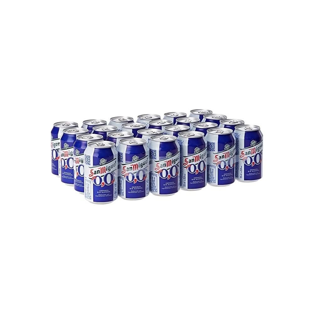 CERVEZA SAN MIGUEL 0% SIN 330 x24 botes