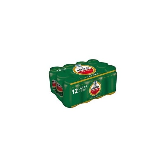 CERVEZA AMSTEL CLASICA BOTE 330 PACK 12