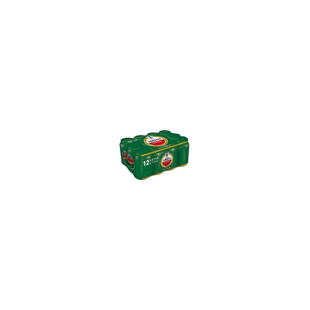 CERVEZA AMSTEL CLASICA BOTE 330 PACK 12