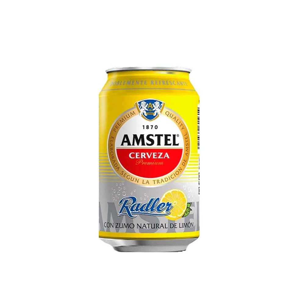 CERVEZA AMSTEL RADLER BOTE 330 C/24