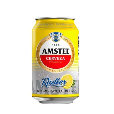 CERVEZA AMSTEL RADLER BOTE 330 C/24