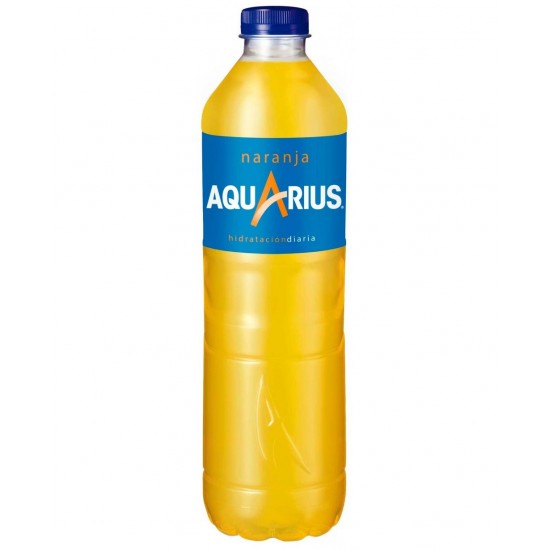 AQUARIUS NARANJA 1.5 litros x6 botellas