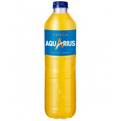 AQUARIUS NARANJA 1.5 litros x6 botellas