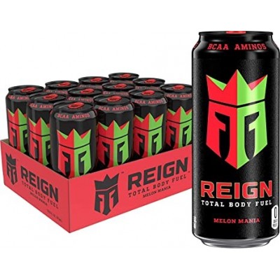 MONSTER REIGN- LEMON MANIA- SOUR APPLE BOTE 500 ML C/12 BOTES