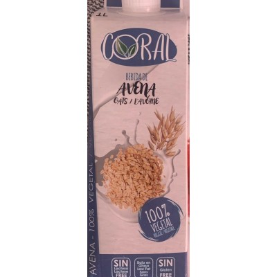 Leche de Avena Coral brik 1 litro c/6