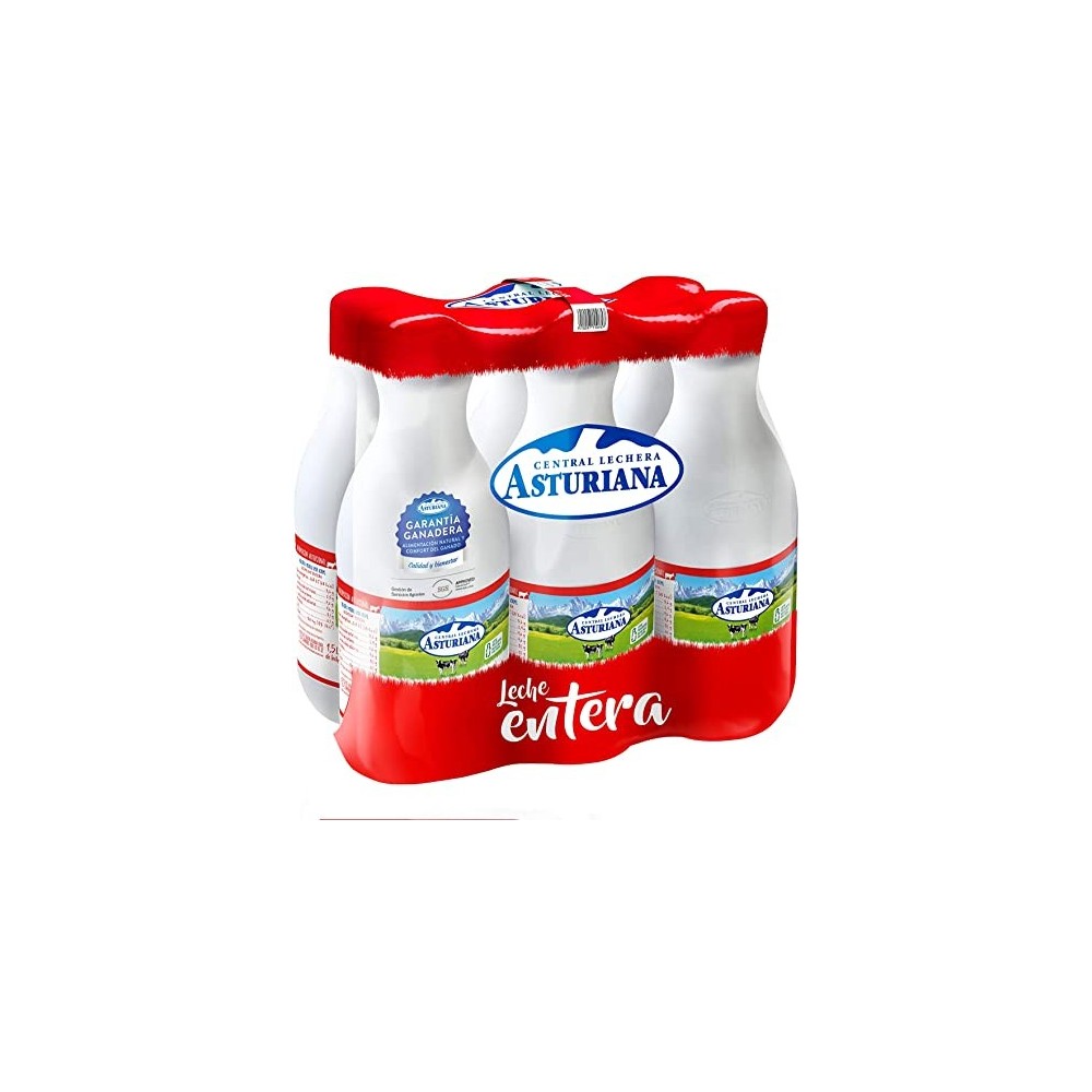 Leche Asturiana 1.500 litros TODAS c/6