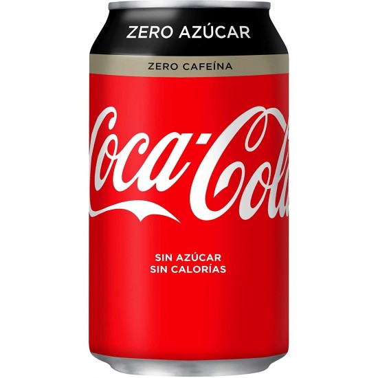 Cocacola zero zero bote 33cl x24
