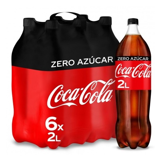 Cocacola zero 2 litro x6
