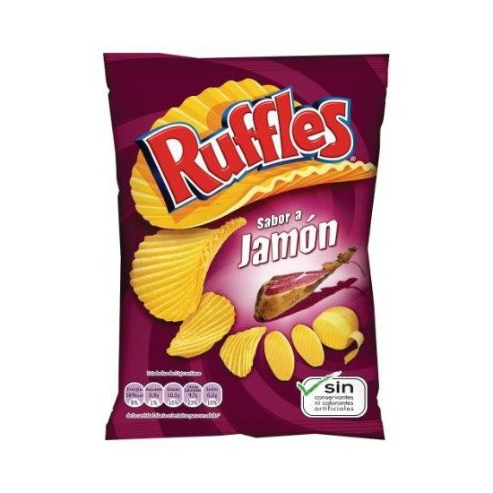 RUFFLES JAMON 125g 12u