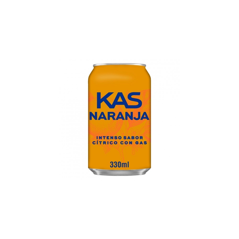 KAS NARANJA LATA 330ml 24 u/caja