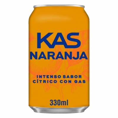 KAS NARANJA LATA 330ml 24 u/caja