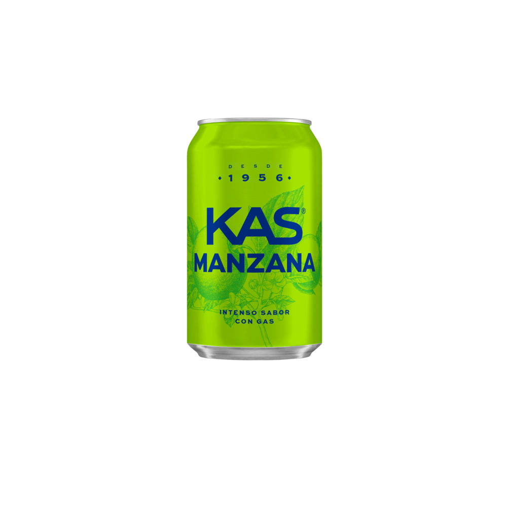 KAS MANZANA LATA 330ml 24 u/caja