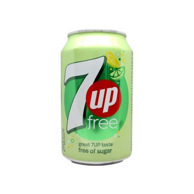 SEVEN UP FREE SLEEK 330ml 24 u/caja