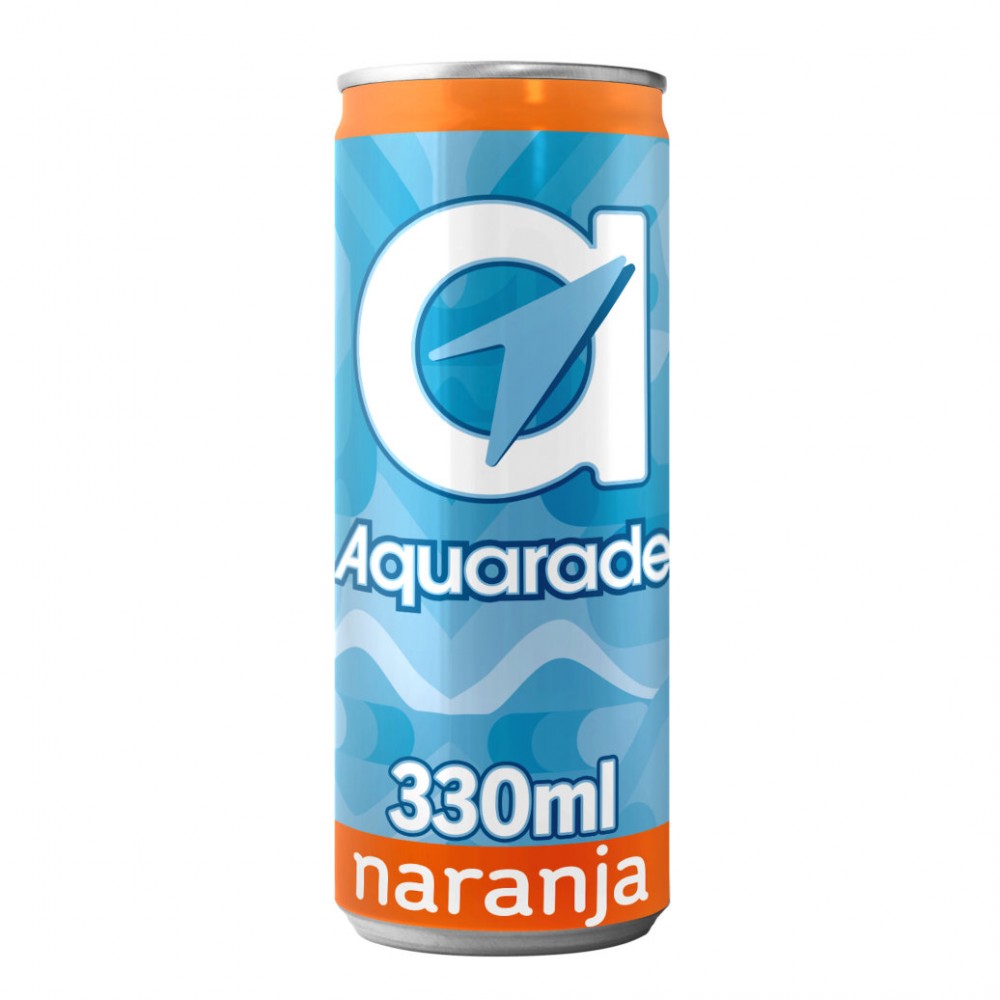 AQUARADE NARANJA SLEEK 330ml 24 u/caja