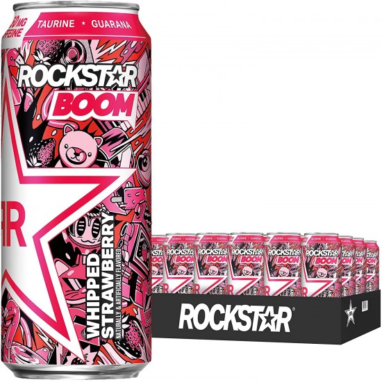 ROCKSTAR STRAWBERRY LT500 CAJ12ml 12 u/caja