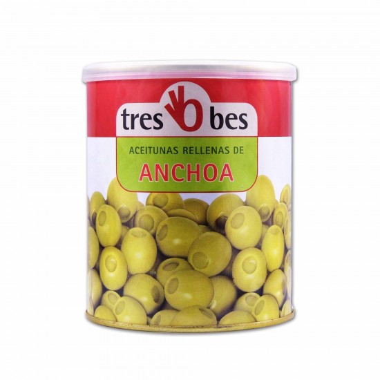 ACEITUNAS RELLENAS TRES BES 300 grs