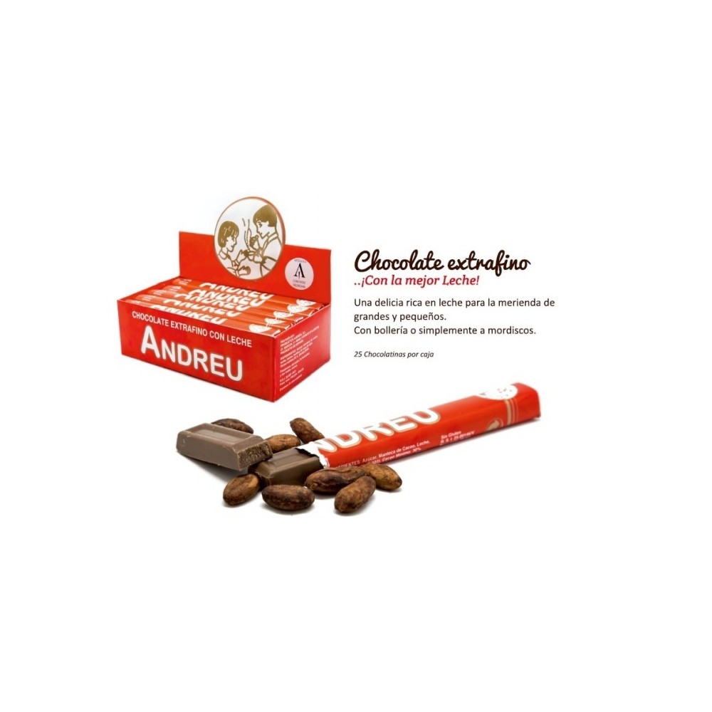 CHOCOLATINA ANDREU EST. 25 UN