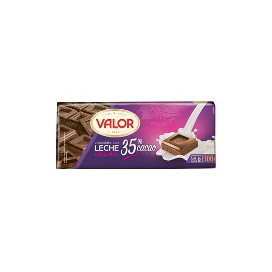 VALOR CON LECHE 300 GRS,