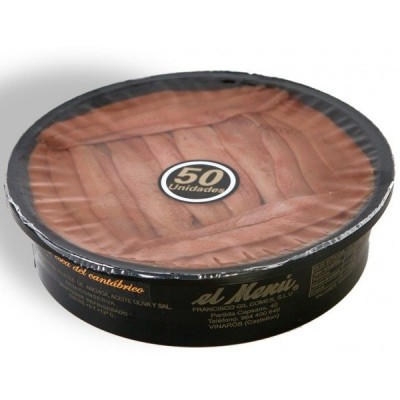 ANCHOAS 50 CANTABRICO 600 GR A OLIVA