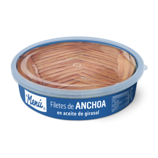 ANCHOAS MENU 100 FILETES 850GR A.GIRASOL