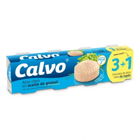 ATUN CLARO CALVO RO80 PACK 3+1