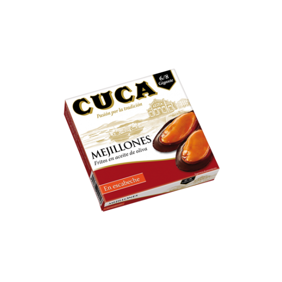 MEJILLONES CUCA ESCABECHE 6/8 RO-120 5 U