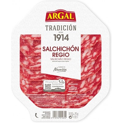 SALCHICHON ARGAL LONCHAS 1 KG. aprox.