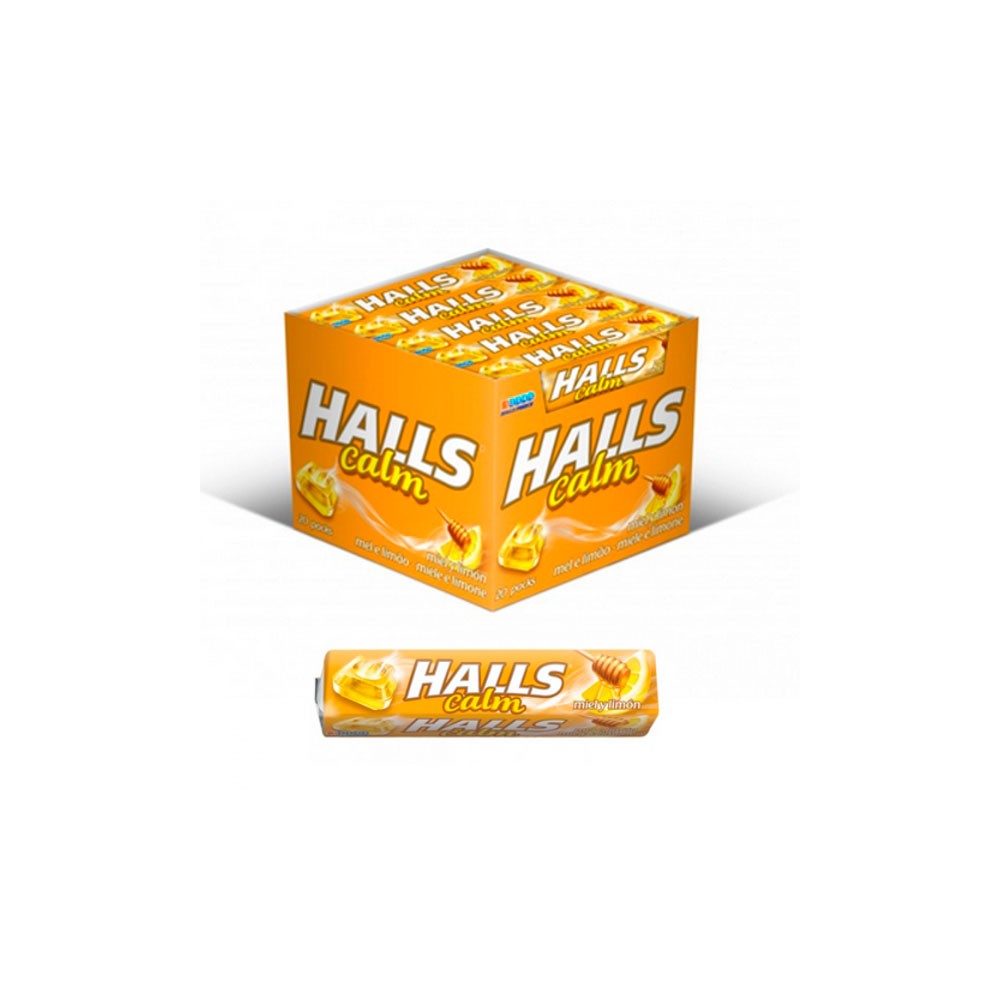 HALLS MIEL Y LIMON S/AZUCAR 20u