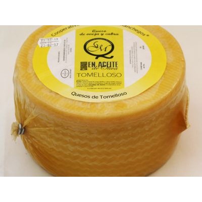 QUESO A.OLIVA CURADO OVEJA-CABRA TOMELLO