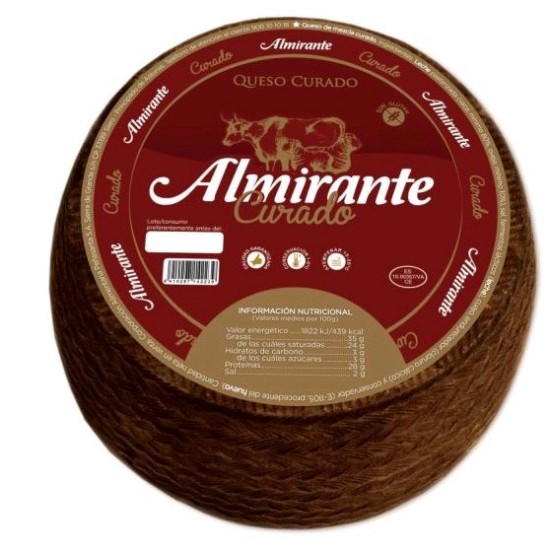 QUESO CURADO ALMIRANTE ASTURIANA PIEZA