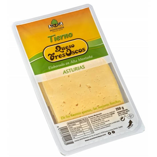 QUESO BARRA LONCHAS TRES OSCOS 500 GR