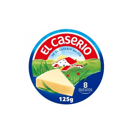 QUESO CASERIO 8 PORCIONES 125 GR