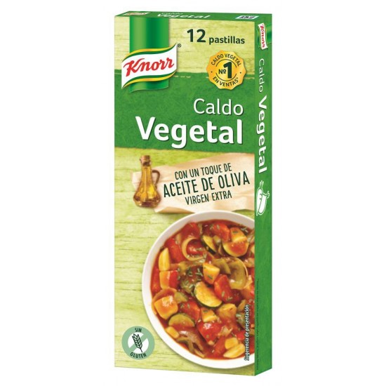 CALDO VEGETAL KNORR 12 PLLAS.