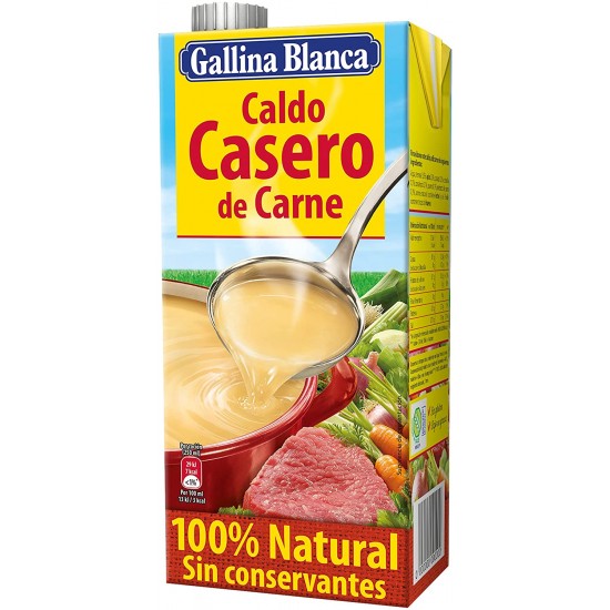 CALDO DE CARNE G,BLANCA BRIK 1 L,