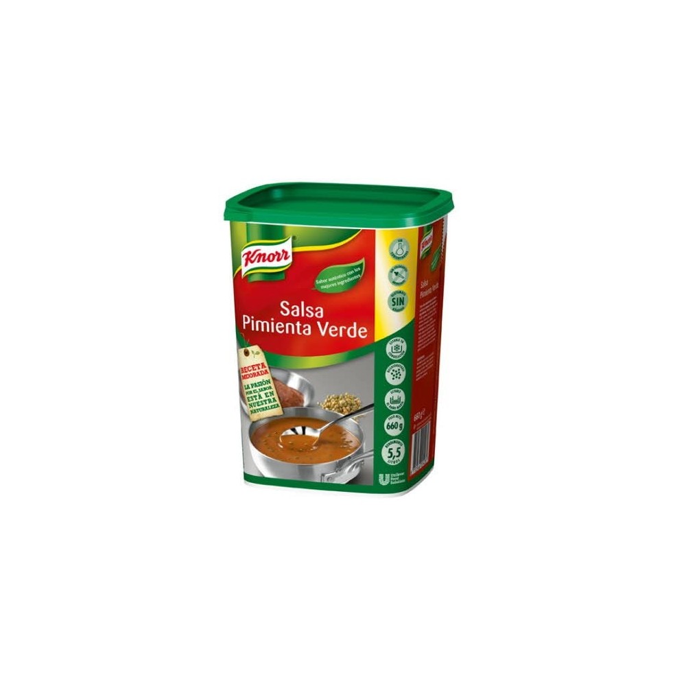 SALSA PIMIENTA VERDE KNORR 700 GR,