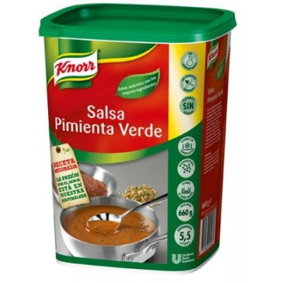 SALSA PIMIENTA VERDE KNORR 700 GR,