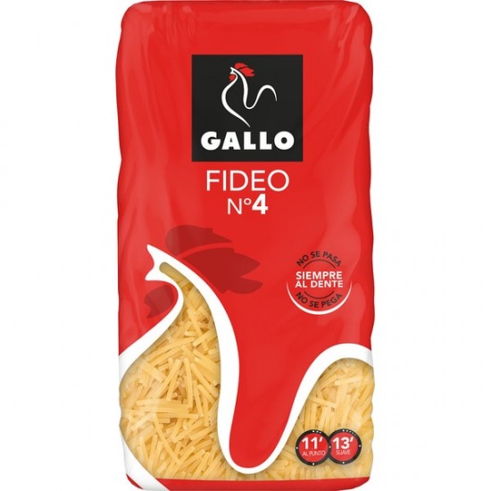 FIDEOS GALLO N 4 PTE 1/4