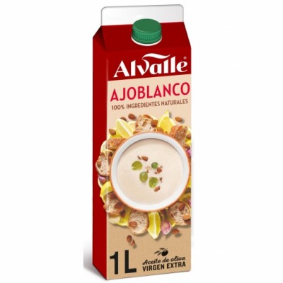 Alvalle GAZPACHO AJOBLANCO 1 LT. 1000g 6Uni