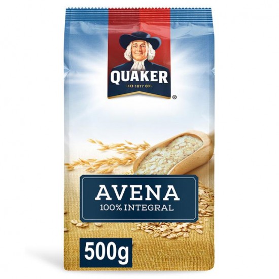 QUAKER BOLSA AVENA 500g 8Uni