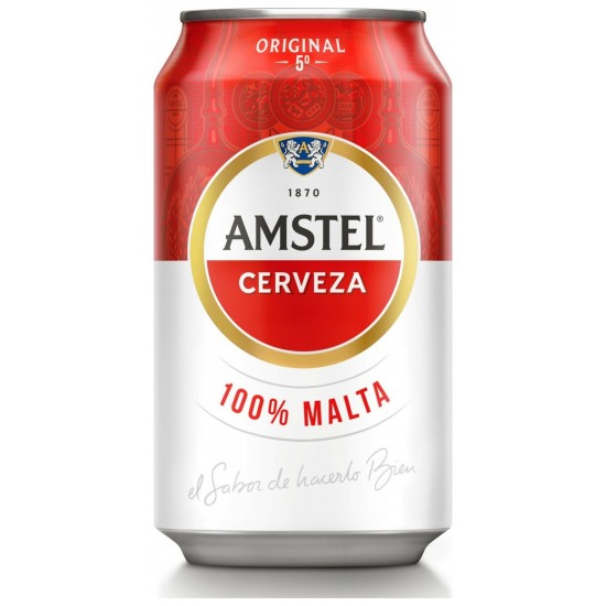 Cerveza AMSTEL 33CL PACK-24 LATA