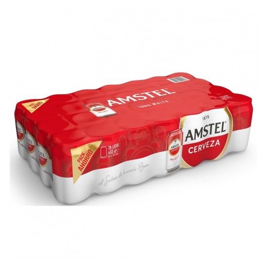 Cerveza AMSTEL 33CL PACK-28 LATA