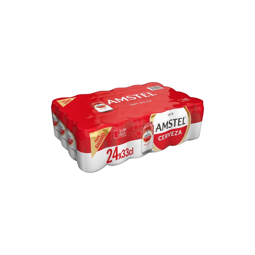 Cerveza AMSTEL 33CL PACK-24 LATA