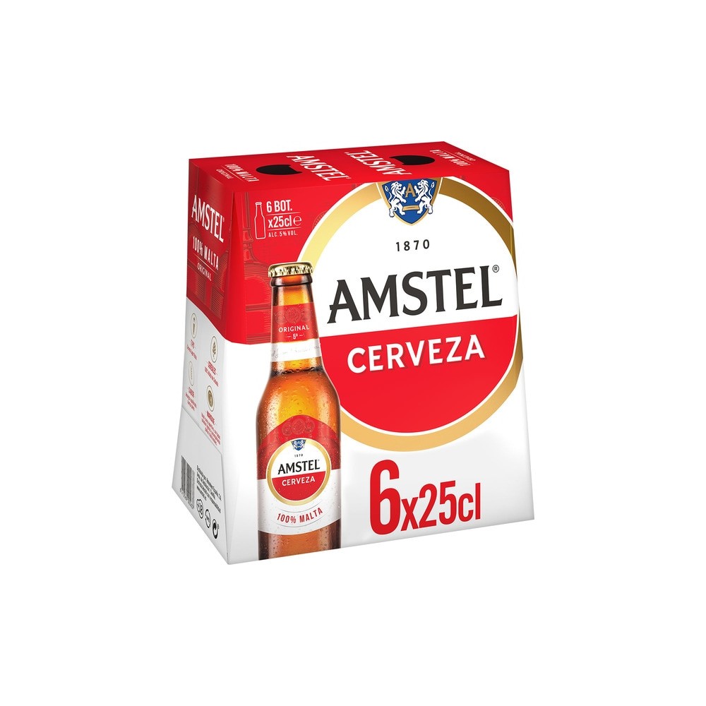 Cerveza AMSTEL 25CL PACK-6