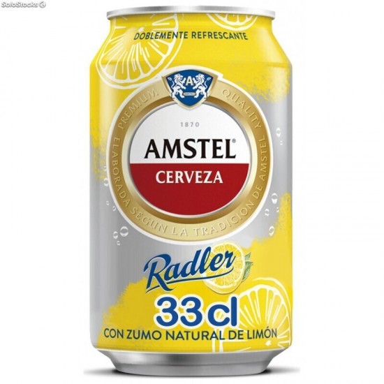 Cerveza AMSTEL RADLER LIMON 33CL PACK-24 LATA