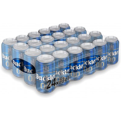 Cerveza BUCKLER 0,0 S/ALC 33CL PACK-24 LATA