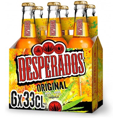 Cerveza DESPERADOS CERVEZA BOT 33CL PACK-6