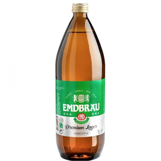 Cerveza EMDBRAU 1L PACK-6