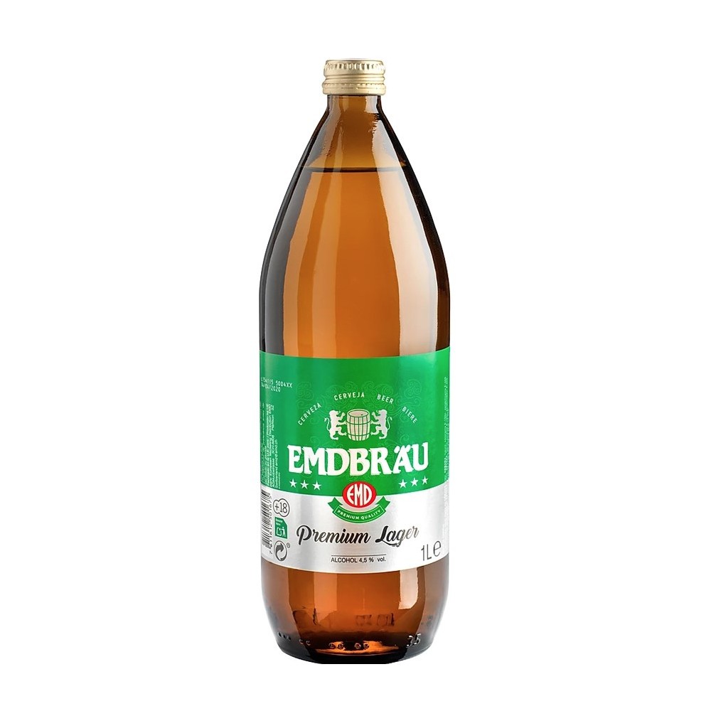 Cerveza EMDBRAU 1L PACK-6