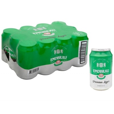 Cerveza EMDBRAU LATA 33CL PACK-12