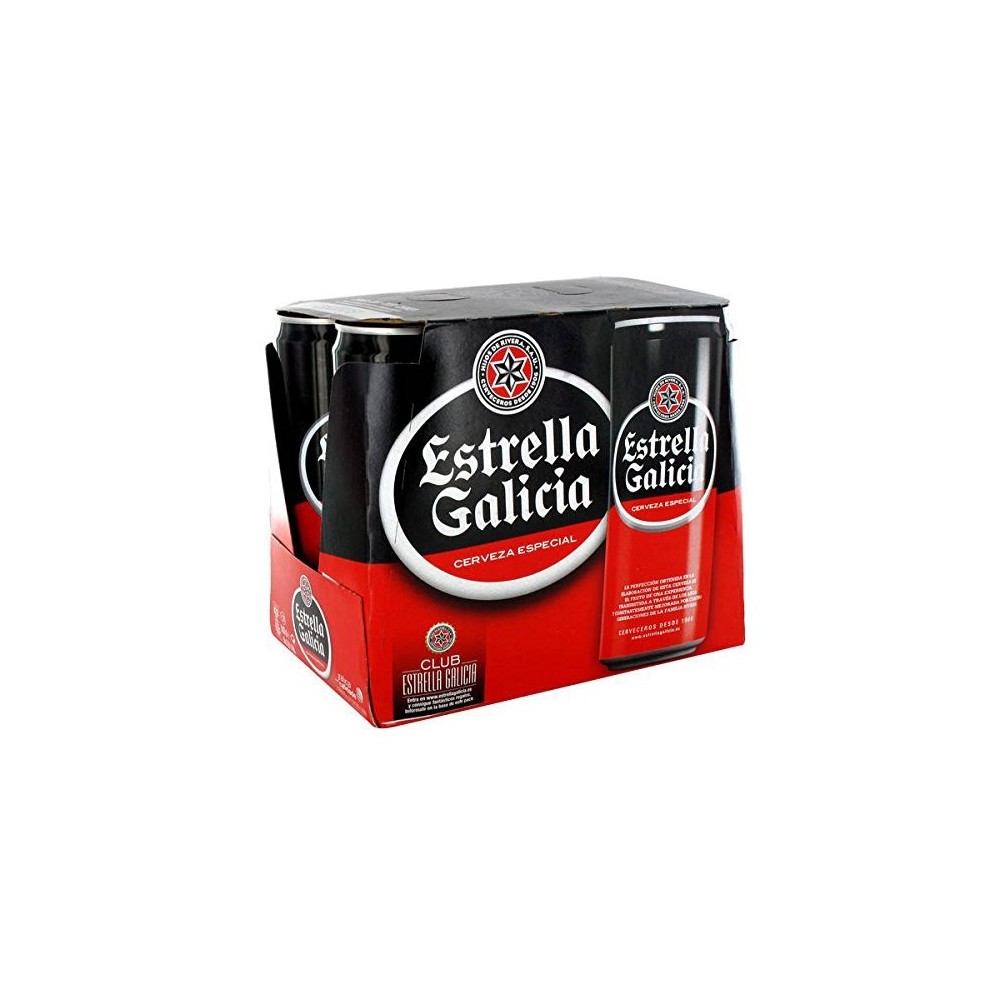 Cerveza ESTRELLA GALICIA 33CL PACK-6